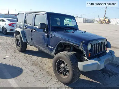 1C4BJWDG0DL582086 — 2013 Jeep Wrangler, Естественный износ, фото до ремонта