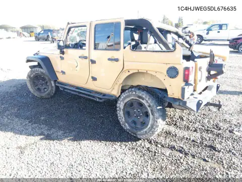 2013 Jeep Wrangler Unlimited Sahara VIN 1C4HJWEG5DL676635 фото 4