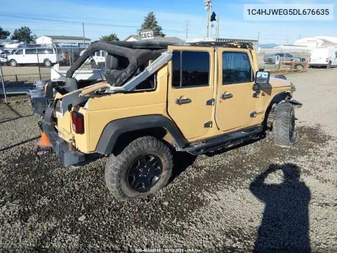 2013 Jeep Wrangler Unlimited Sahara VIN 1C4HJWEG5DL676635 фото 5