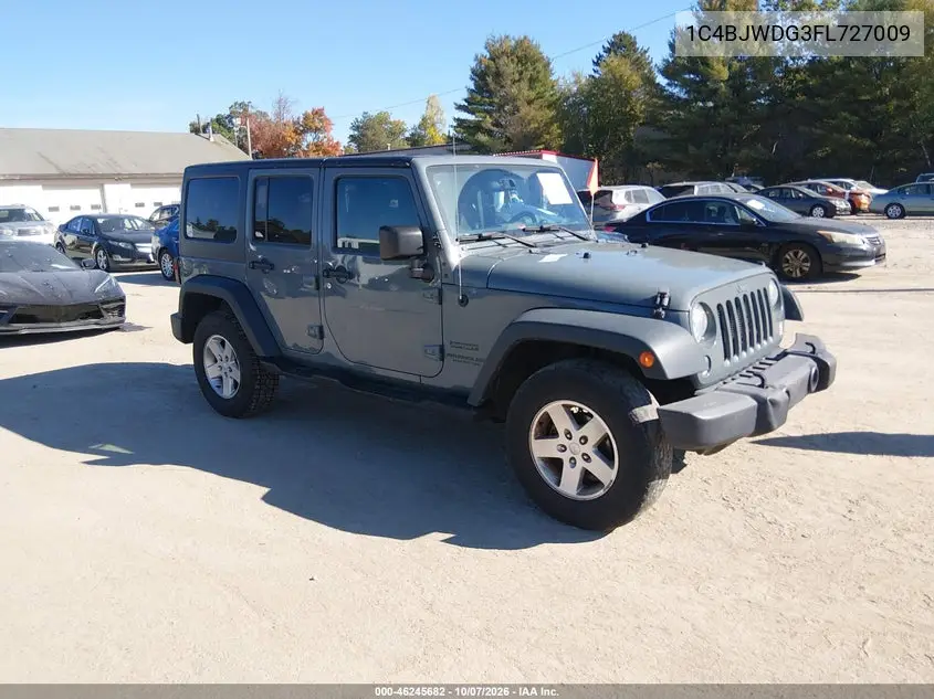 2015 Jeep Wrangler Unlimited Sport VIN 1C4BJWDG3FL727009 фото 2