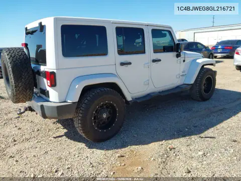 2016 Jeep Wrangler Unlimited Sahara VIN 1C4BJWEG8GL216721 фото 5