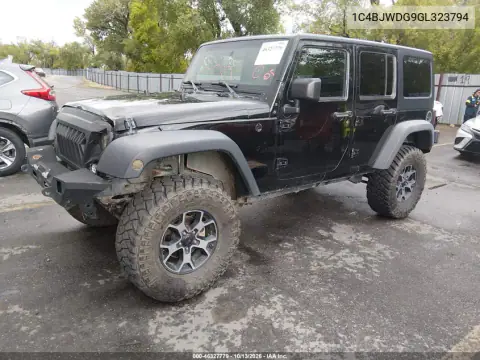 2016 Jeep Wrangler Unlimited Sport VIN 1C4BJWDG9GL323794 фото 3