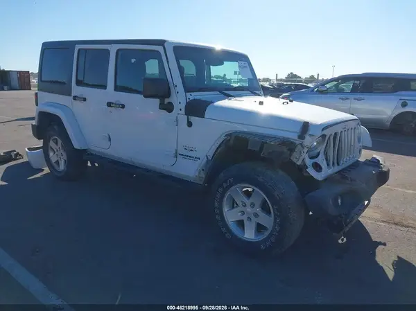 1C4BJWEG1HL669113 — 2017 Jeep Wrangler, Передняя часть справа (Right Front), фото до ремонта