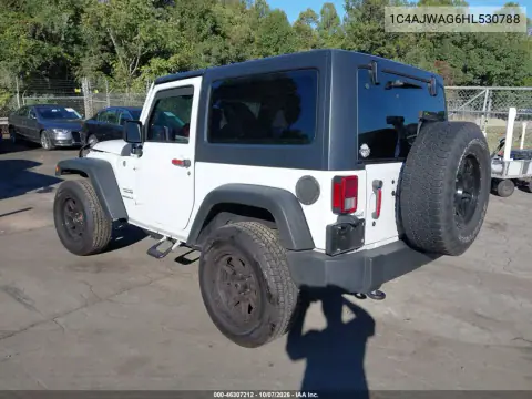 2017 Jeep Wrangler Sport 4X4 VIN 1C4AJWAG6HL530788 фото 4