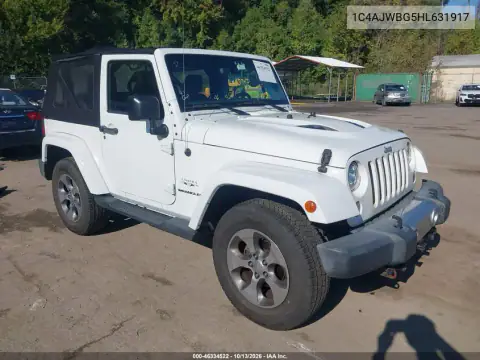 1C4AJWBG5HL631917 — 2017 Jeep Wrangler, Передняя часть, фото до ремонта