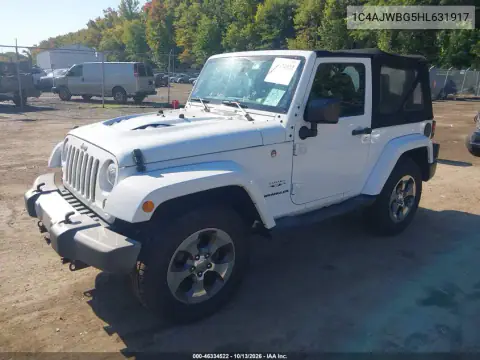 1C4AJWBG5HL631917 — 2017 Jeep Wrangler, фото 3 с аукциона IAAI, Передняя часть