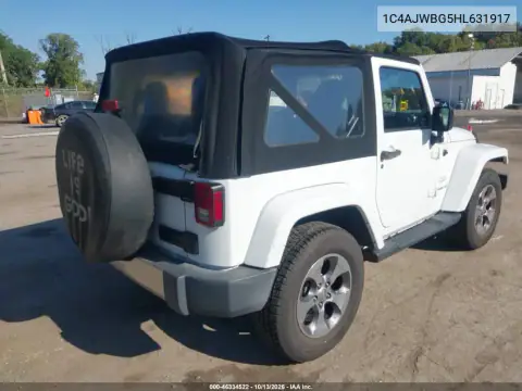 1C4AJWBG5HL631917 — 2017 Jeep Wrangler, фото 5 с аукциона IAAI, Передняя часть