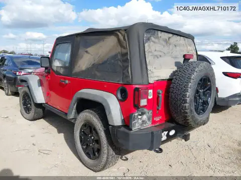 1C4GJWAGXHL710172 — 2017 Jeep Wrangler, фото 4 с аукциона IAAI 19.10.2026, Естественный износ