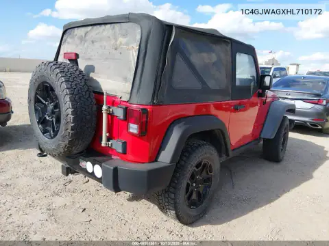 1C4GJWAGXHL710172 — 2017 Jeep Wrangler, фото 5 с аукциона IAAI 19.10.2026, Естественный износ