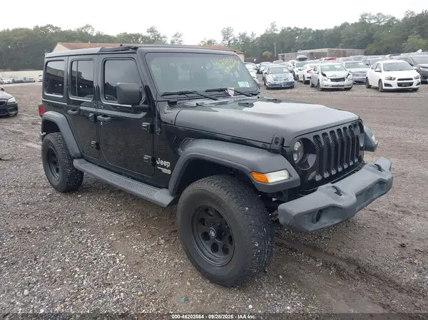 1C4HJXDG6JW111232 — 2018 Jeep Wrangler, Задняя часть (Rear), фото до ремонта