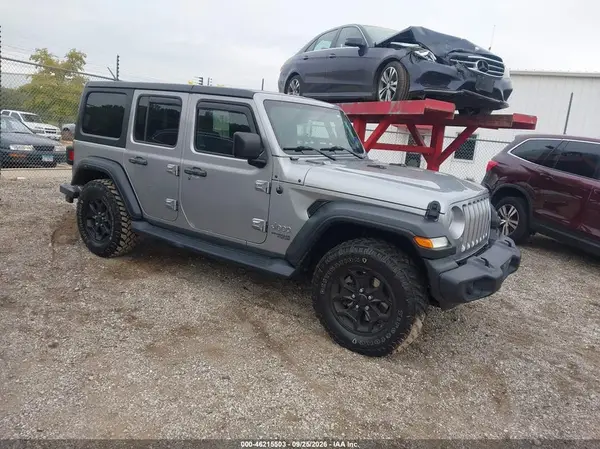 1C4HJXDG7JW187901 — 2018 Jeep Wrangler, Задняя часть (Rear), фото до ремонта