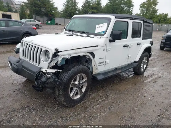 1C4HJXEGXJW249872 — 2018 Jeep Wrangler, фото 2 с аукциона IAAI, Передняя часть