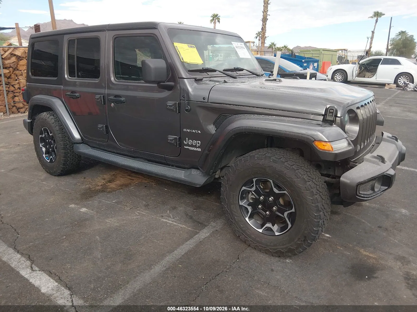 2018 Jeep Wrangler Unlimited Sahara 4X4 VIN 1C4HJXEG6JW147338 фото 2