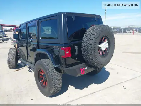 2019 Jeep Wrangler Unlimited Rubicon 4X4 VIN 1C4HJXFN0KW521036 фото 3