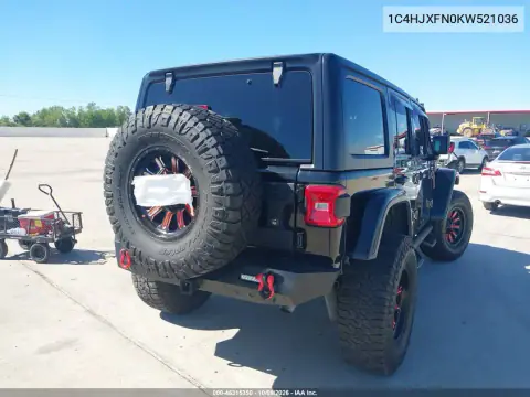 2019 Jeep Wrangler Unlimited Rubicon 4X4 VIN 1C4HJXFN0KW521036 фото 4