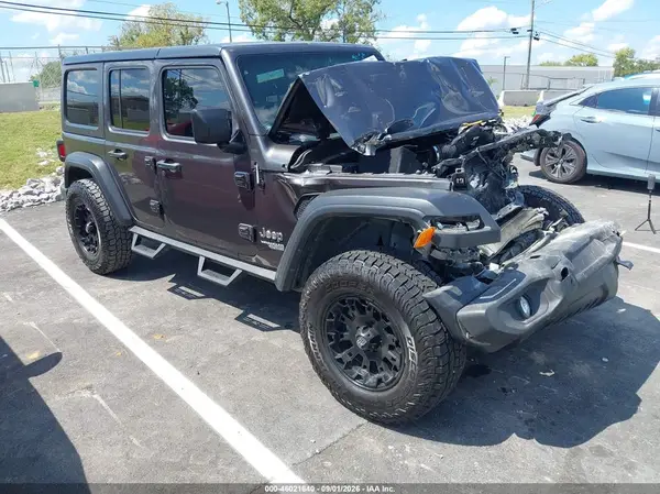 1C4HJXDN7LW257415 — 2020 Jeep Wrangler, Передняя часть (Front End), фото до ремонта