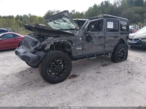 1C4HJXDG5LW255485 — 2020 Jeep Wrangler, фото 2 с аукциона IAAI, Опрокидывание