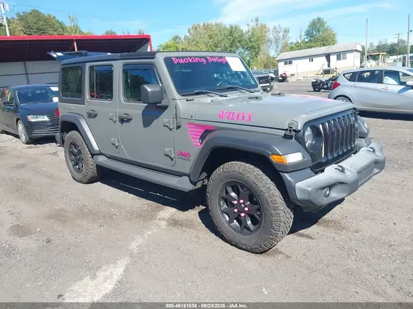 1C4HJXDN0LW158919 — 2020 Jeep Wrangler, Задняя часть слева (Left Rear), фото до ремонта