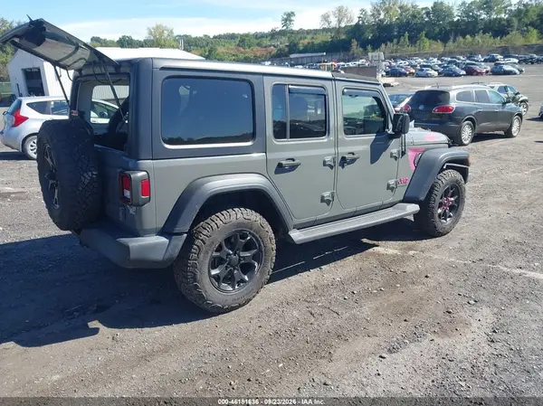 1C4HJXDN0LW158919 — 2020 Jeep Wrangler, фото 4 с аукциона IAAI 07.10.2026, Задняя часть слева