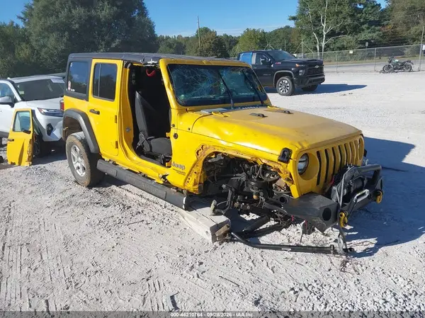 1C4HJXDN2LW142575 — 2020 Jeep Wrangler, Передняя часть (Front End), фото до ремонта
