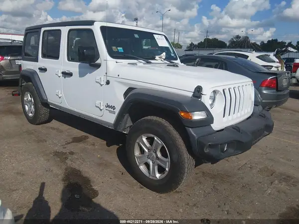 1C4HJXDN9LW157123 — 2020 Jeep Wrangler, Задняя часть (Rear), фото до ремонта
