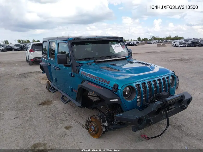 1C4HJXFG3LW310500 — 2020 Jeep Wrangler, фото 2 с аукциона IAAI, Повреждения со всех сторон