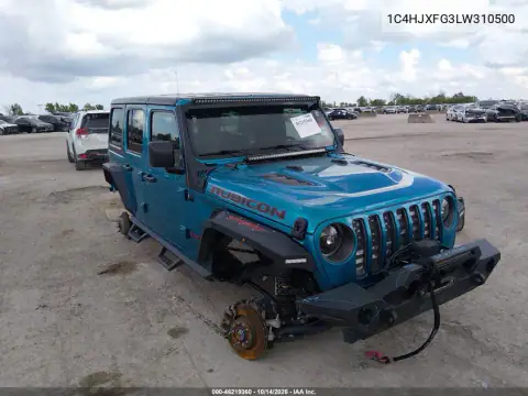 1C4HJXFG3LW310500 — 2020 Jeep Wrangler, фото 2 с аукциона IAAI, Повреждения со всех сторон