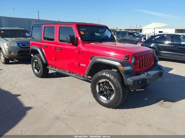 1C4HJXDG8LW237756 — 2020 Jeep Wrangler, Задняя часть (Rear), фото до ремонта