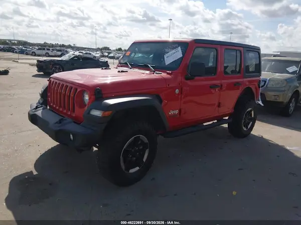 1C4HJXDG8LW237756 — 2020 Jeep Wrangler, фото 2 с аукциона IAAI, Задняя часть
