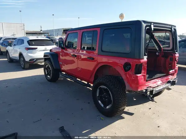 1C4HJXDG8LW237756 — 2020 Jeep Wrangler, фото 3 с аукциона IAAI, Задняя часть