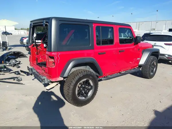 1C4HJXDG8LW237756 — 2020 Jeep Wrangler, фото 4 с аукциона IAAI, Задняя часть
