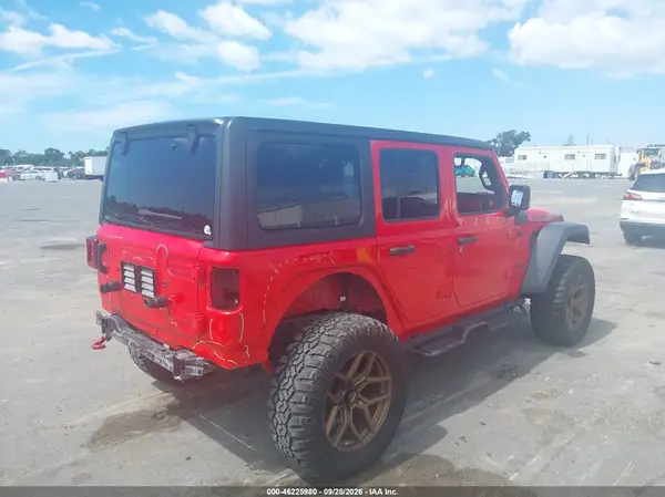 1C4HJXFN3LW223498 — 2020 Jeep Wrangler, фото 4 с аукциона IAAI 04.10.2026, Передняя часть