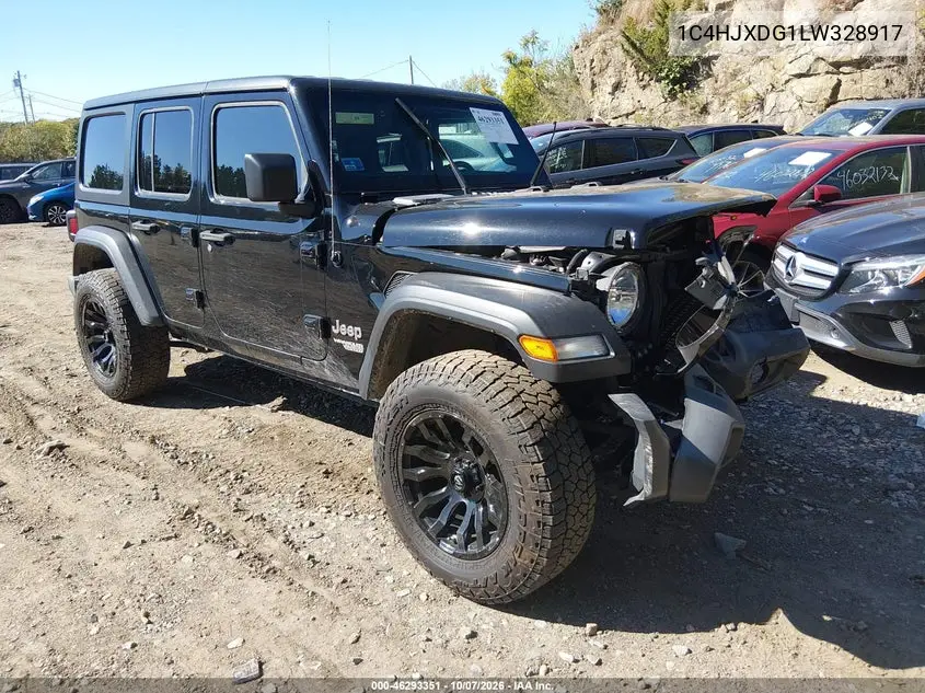 2020 Jeep Wrangler Unlimited Sport S 4X4 VIN 1C4HJXDG1LW328917 фото 2