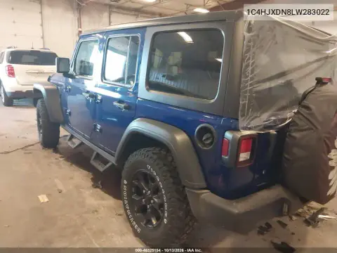 2020 Jeep Wrangler Unlimited Willys Sport 4X4 VIN 1C4HJXDN8LW283022 фото 4
