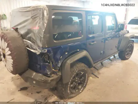 2020 Jeep Wrangler Unlimited Willys Sport 4X4 VIN 1C4HJXDN8LW283022 фото 5