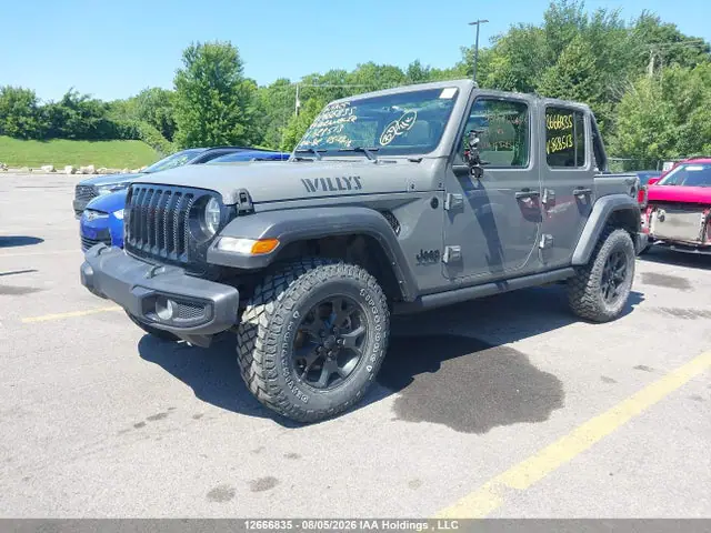 1C4HJXDGXMW828513 — 2021 Jeep Wrangler, фото 2 с аукциона IAAI 13.10.2026, Правый бок