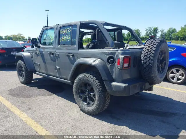 1C4HJXDGXMW828513 — 2021 Jeep Wrangler, фото 3 с аукциона IAAI 13.10.2026, Правый бок