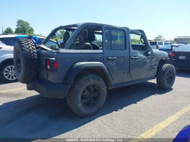 1C4HJXDGXMW828513 — 2021 Jeep Wrangler, фото 4 с аукциона IAAI 13.10.2026, Правый бок