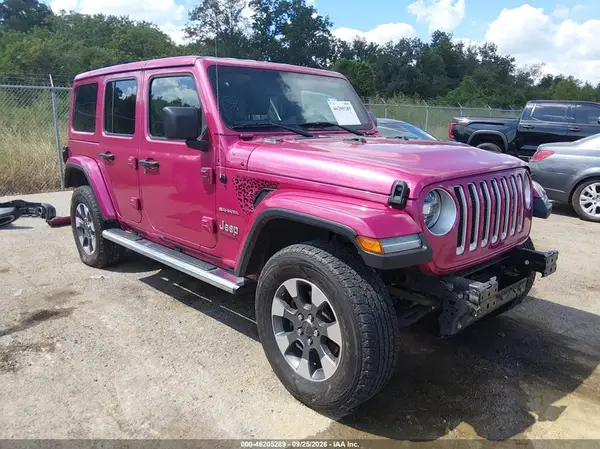 1C4HJXEG6MW858476 — 2021 Jeep Wrangler, Передняя часть (Front End), фото до ремонта