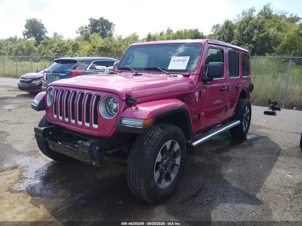 1C4HJXEG6MW858476 — 2021 Jeep Wrangler, фото 2 с аукциона IAAI, Передняя часть