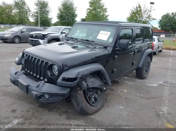 1C4HJXDN1MW681304 — 2021 Jeep Wrangler, фото 2 с аукциона IAAI, Передняя часть