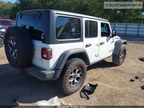 1C4HJXFN0MW796733 — 2021 Jeep Wrangler, фото 4 с аукциона IAAI, Естественный износ