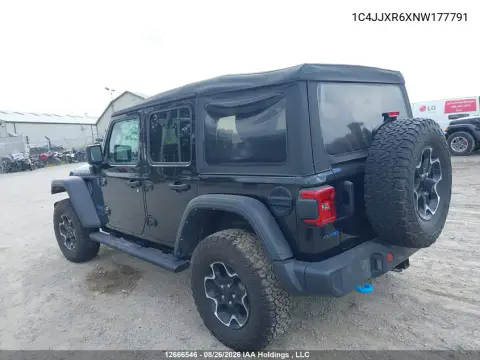 2022 Jeep Wrangler VIN 1C4JJXR6XNW177791 фото 4