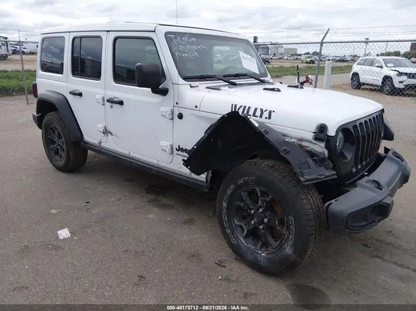 1C4HJXDG0NW149318 — 2022 Jeep Wrangler, Передняя часть (Front End), фото до ремонта