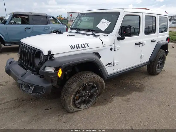 1C4HJXDG0NW149318 — 2022 Jeep Wrangler, фото 2 с аукциона IAAI, Передняя часть