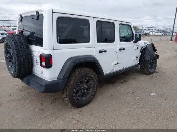 1C4HJXDG0NW149318 — 2022 Jeep Wrangler, фото 4 с аукциона IAAI, Передняя часть