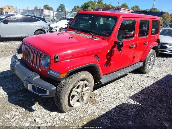 1C4HJXEG3NW255681 — 2022 Jeep Wrangler, фото 2 с аукциона IAAI, Задняя часть справа