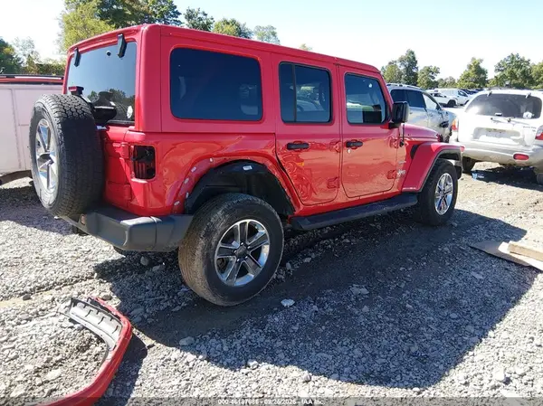 1C4HJXEG3NW255681 — 2022 Jeep Wrangler, фото 4 с аукциона IAAI, Задняя часть справа