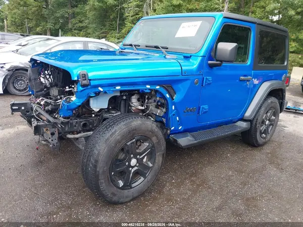 1C4GJXAN3NW149926 — 2022 Jeep Wrangler, фото 2 с аукциона IAAI, Передняя часть