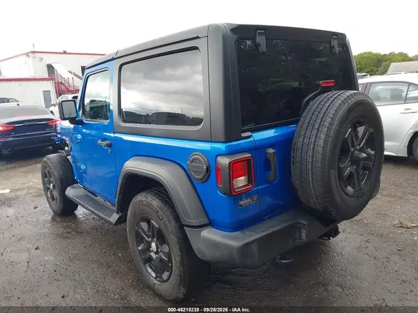 1C4GJXAN3NW149926 — 2022 Jeep Wrangler, фото 3 с аукциона IAAI, Передняя часть